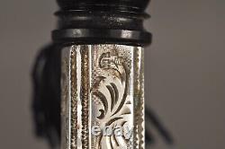 Antique Solid Silver Ancient Salt Flask Antique Perfume Bottle