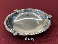 Antique Solid Silver Ashtray Stamped 900