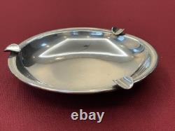 Antique Solid Silver Ashtray Stamped 900