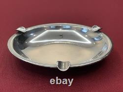 Antique Solid Silver Ashtray Stamped 900