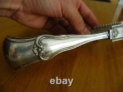 Antique Solid Silver Asparagus Tongs by Silversmith Thomas Hippolyte, 224 Grams