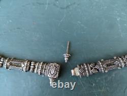 Antique Solid Silver Belt, India