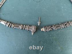 Antique Solid Silver Belt, India