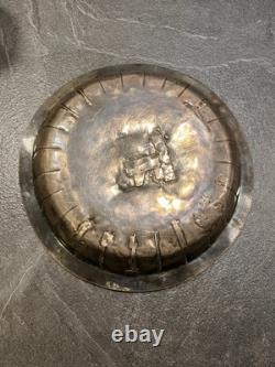 Antique Solid Silver Bowl XVIII General Farmers