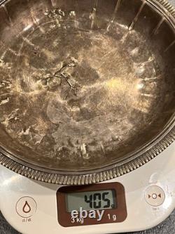 Antique Solid Silver Bowl XVIII General Farmers