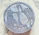 Antique Solid Silver Box Fable Of La Fontaine The Wolf And The Stork