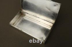 Antique Solid Silver Box Henin, (& Co) Paris