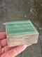 Antique Solid Silver Box With Chestnut Leaves And Calcite