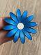 Antique Solid Silver Brooch By Norne Art Nouveau Flowers Enamel Émaillé