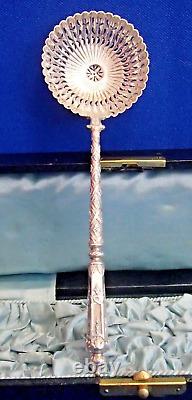 Antique Solid Silver Compote Ladle H. GABERT France 19th Century Sugar