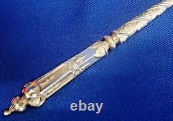 Antique Solid Silver Compote Ladle H. GABERT France 19th Century Sugar
