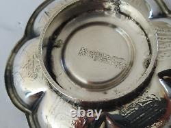 Antique Solid Silver Cup China Chinese Export Sterling Silver Tea Saké Cup