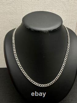 Antique Solid Silver Curb Chain