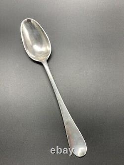 Antique Solid Silver English UK Sterling XVIII Century Soup Spoon