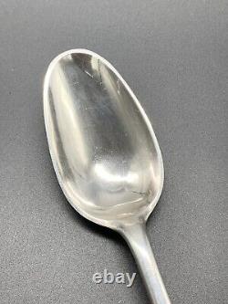 Antique Solid Silver English UK Sterling XVIII Century Soup Spoon