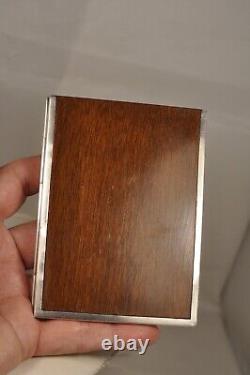 Antique Solid Silver Frame Photo Holder