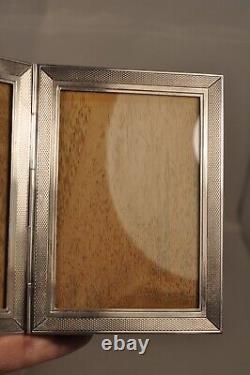 Antique Solid Silver Frame Photo Holder