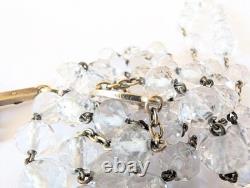 Antique Solid Silver-Gilt Rosary, Art Nouveau, signed Vernon, 1900