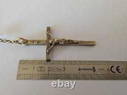Antique Solid Silver-Gilt Rosary, Art Nouveau, signed Vernon, 1900