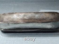 Antique Solid Silver Louis Vuitton Box / Travel Trunk Accessory 19th Century