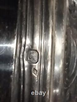 Antique Solid Silver Louis Vuitton Box / Travel Trunk Accessory 19th Century