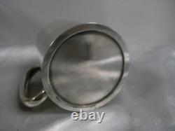 Antique Solid Silver Mug Cup Tumbler with English Hallmarks, weight 117 g