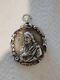 Antique Solid Silver Reliquary French 4 Saints In Latin 19th Century