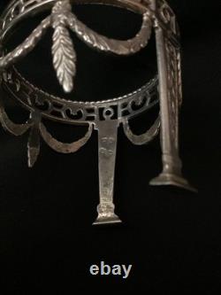 Antique Solid Silver Salt Cellar, First Empire Period