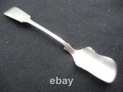 Antique Solid Silver Salt Scoop Spoon, 205 mm, 59 g