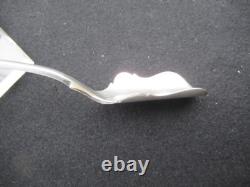 Antique Solid Silver Salt Scoop Spoon, 205 mm, 59 g