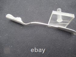 Antique Solid Silver Salt Scoop Spoon, 205 mm, 59 g