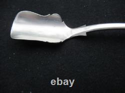 Antique Solid Silver Salt Scoop Spoon, 205 mm, 59 g
