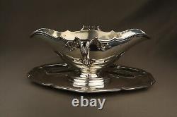 Antique Solid Silver Sauce Boat