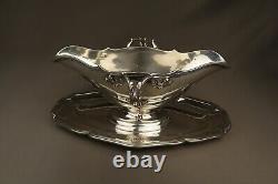 Antique Solid Silver Sauce Boat