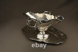 Antique Solid Silver Sauce Boat