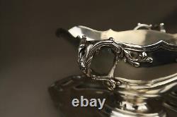 Antique Solid Silver Sauce Boat