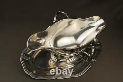 Antique Solid Silver Sauce Boat