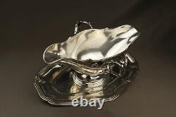 Antique Solid Silver Sauce Boat