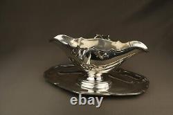 Antique Solid Silver Sauce Boat