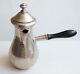 Antique Solid Silver Selfish Coffee And Tea Pot J-k 19th Century