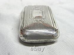 Antique Solid Silver Snuffbox