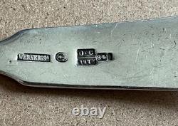Antique Solid Silver Spoon Russia 1873