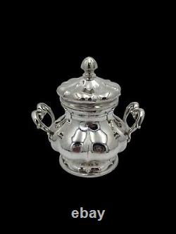 Antique Solid Silver Sugar Bowl PIETRASANTA GIANNI & C