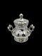 Antique Solid Silver Sugar Bowl Pietrasanta Gianni & C