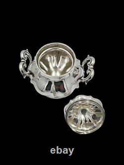 Antique Solid Silver Sugar Bowl PIETRASANTA GIANNI & C