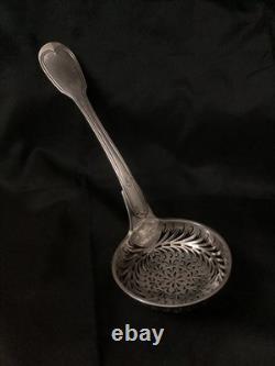 Antique Solid Silver Sugar Sifter Spoon