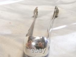 Antique Solid Silver Sugar Tongs with Lion Paw Claw <br/>