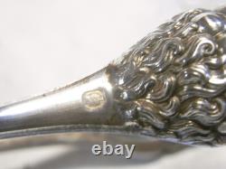 Antique Solid Silver Sugar Tongs with Lion Paw Claw <br/>
