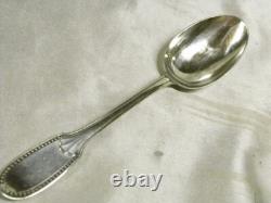 Antique Solid Silver Table Spoon, Minerve, Jacques Spoon Silver