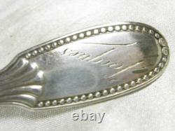 Antique Solid Silver Table Spoon, Minerve, Jacques Spoon Silver